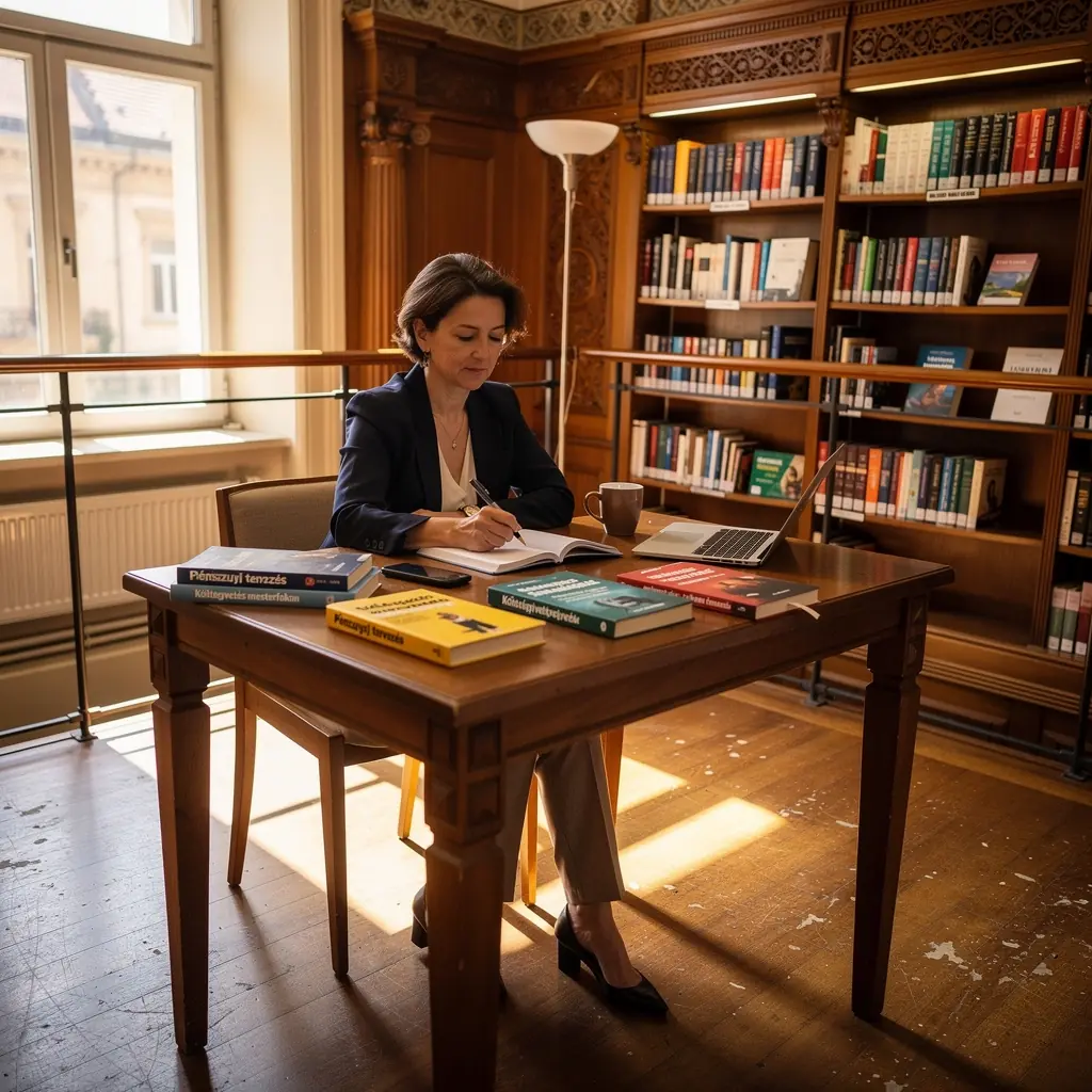 Kép egy pénzügyi naplóról, amely segít a költségek nyomon követésében.